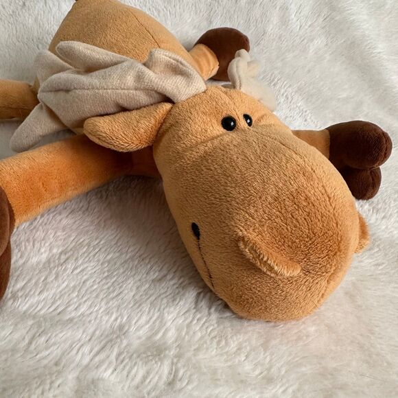 Mudgy & Millie Mary Meyer Floppy Moose Plush Stuffed Animal Toy 13” Long - Picture 2 of 8